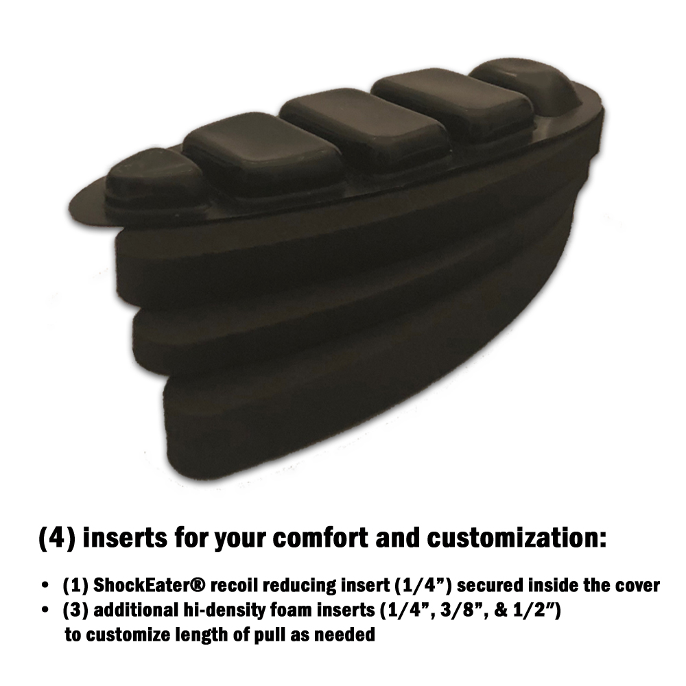 Leather Slip-On Recoil Pad Hydrophobic Buttpad Shotgun Rifle Buttstock 